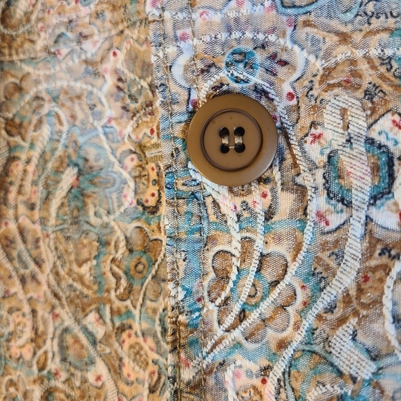 Baxter&Wells paisley style jacket size large - Picture 2 of 5